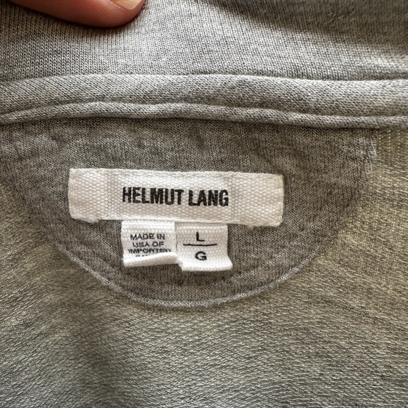Helmut Lang Gray Viscose Tshirt - Picture 2 of 4